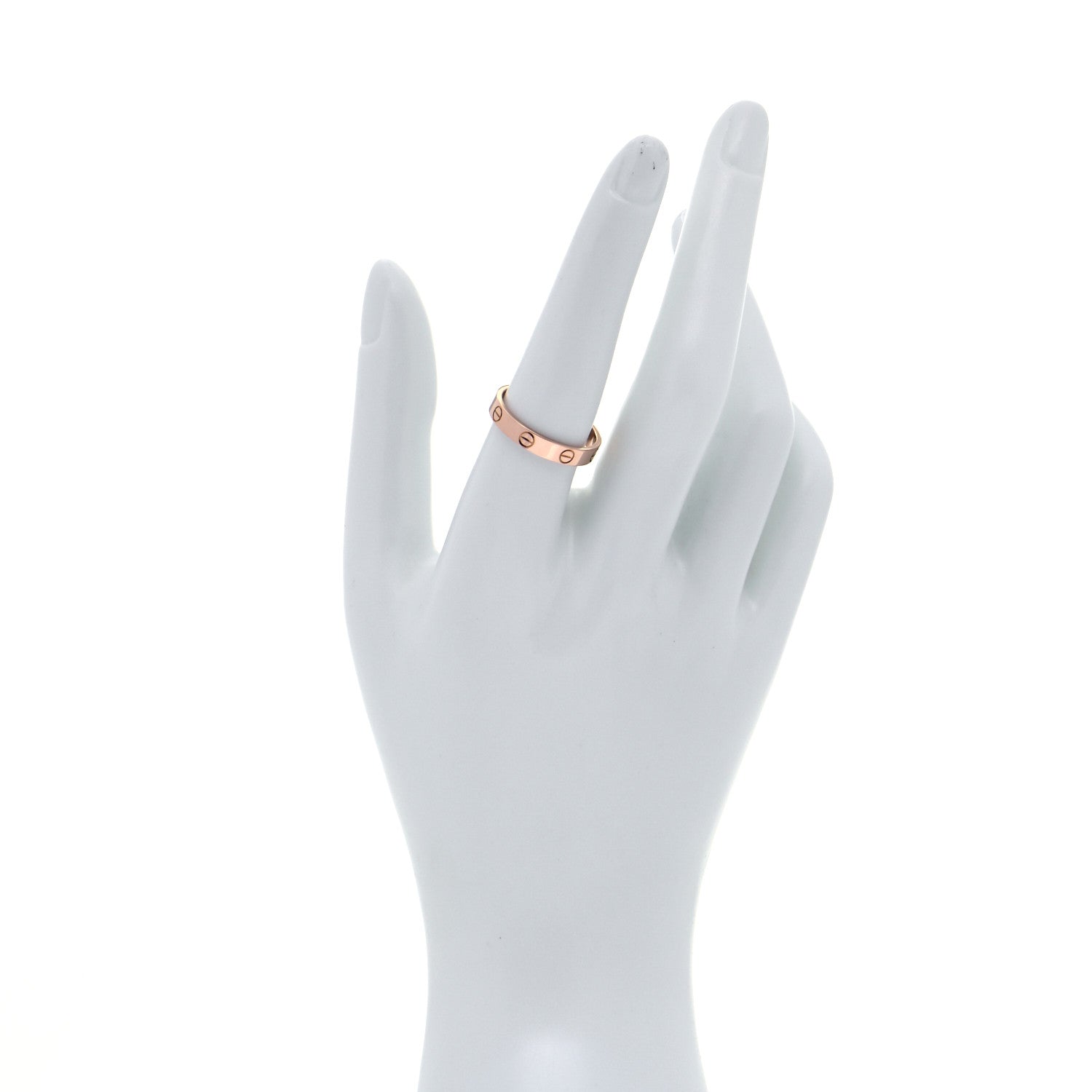 Cartier 18K Pink Gold 3.5mm LOVE Wedding Band Ring 57 8 5 of 13