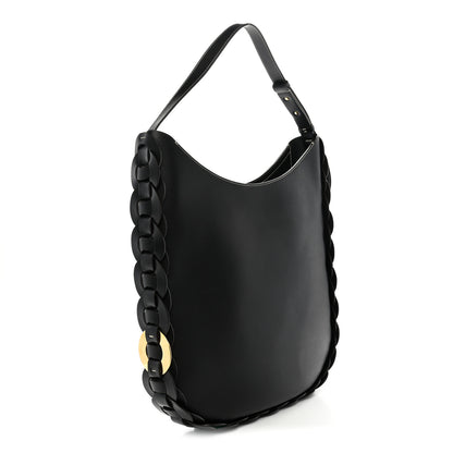 Chloe Small Grain Smooth Calfskin Large Darryl Hobo Black 4 of 10