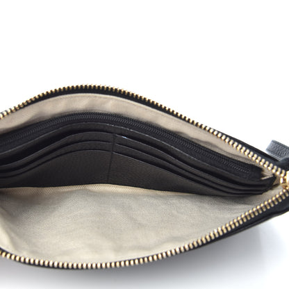 Gucci Pebbled Calfskin Soho Wristlet Black 5 of 7