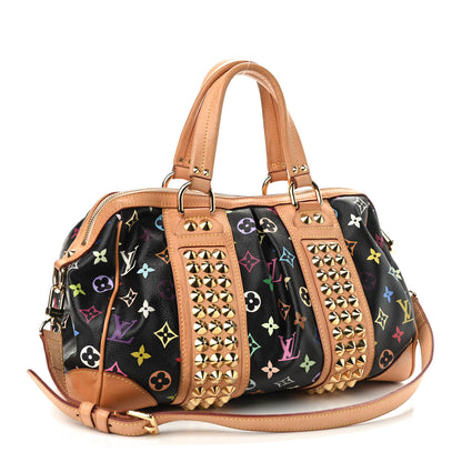 Louis Vuitton Monogram Multicolor Courtney MM Black 3 of 10
