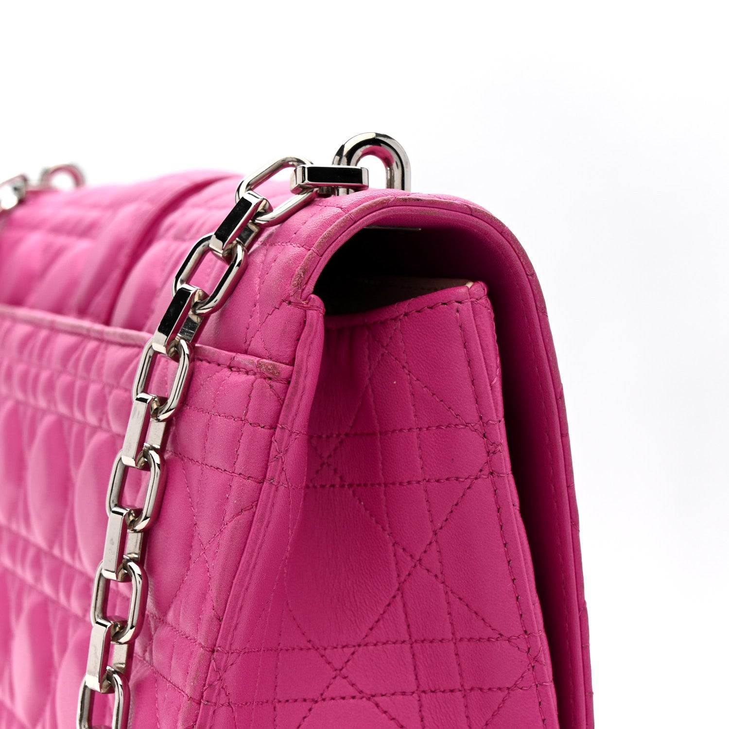 Christian Dior Lambskin Cannage Large Miss Dior Flap Sorbet 16 of 18