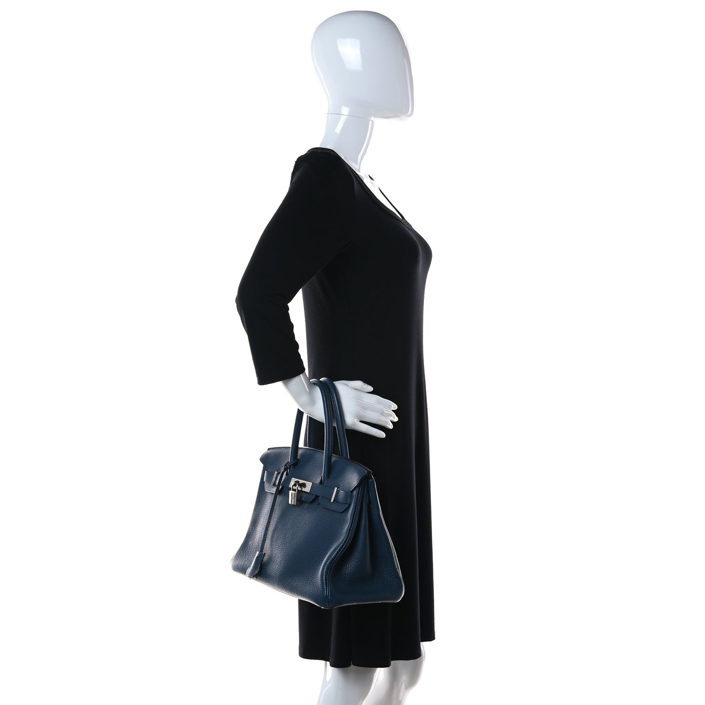 Togo Birkin 30 Bleu De Malte