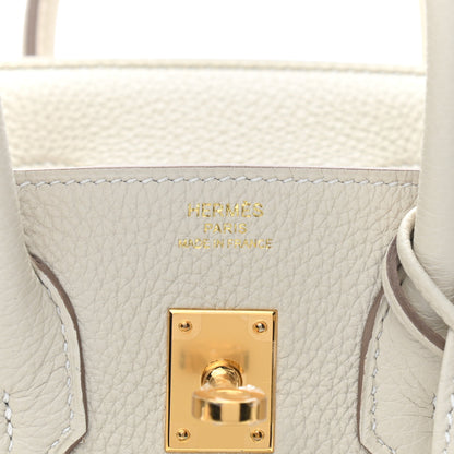 Hermes Togo Birkin 25 Craie 7 of 10