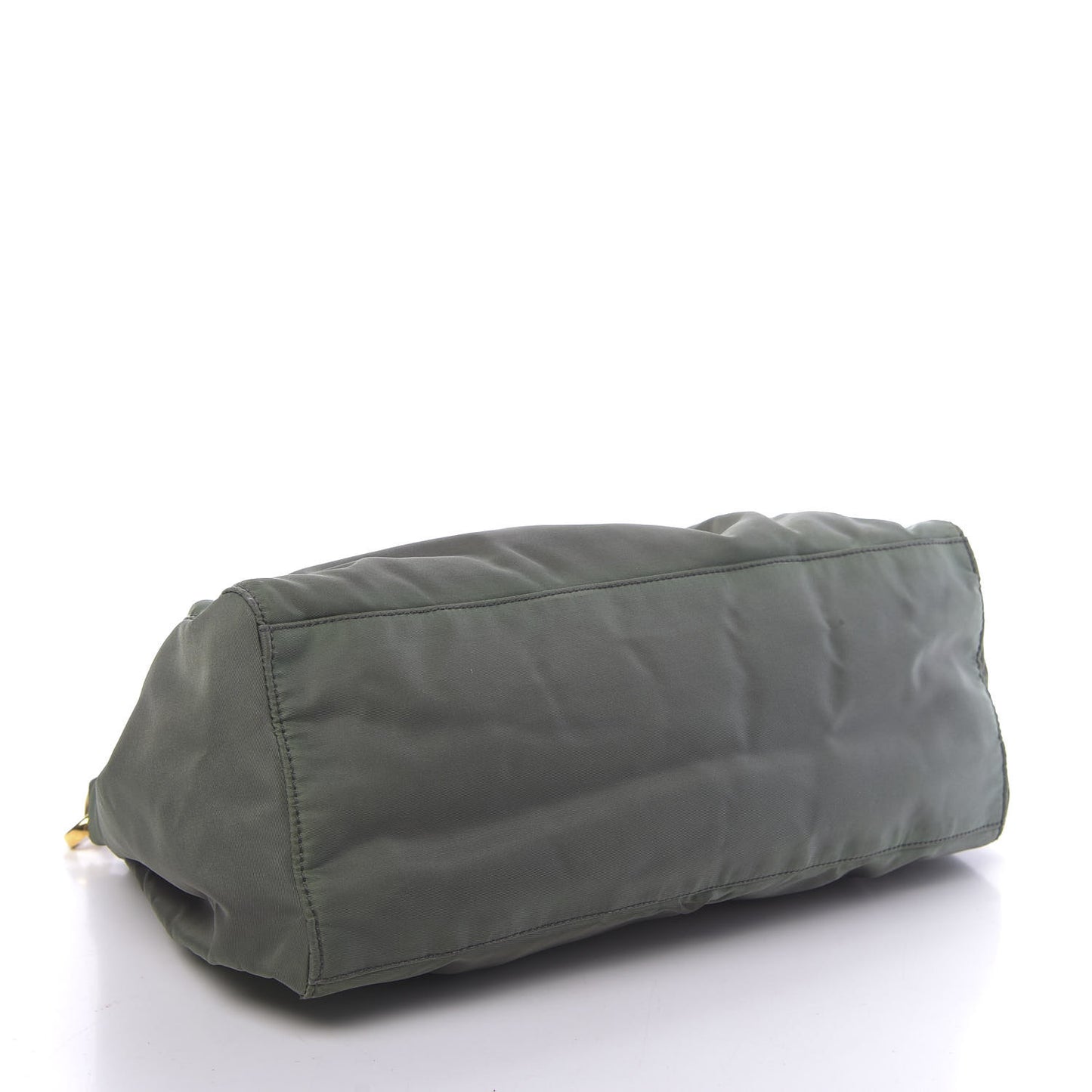 Tessuto Nylon Bow Shoulder Bag Green