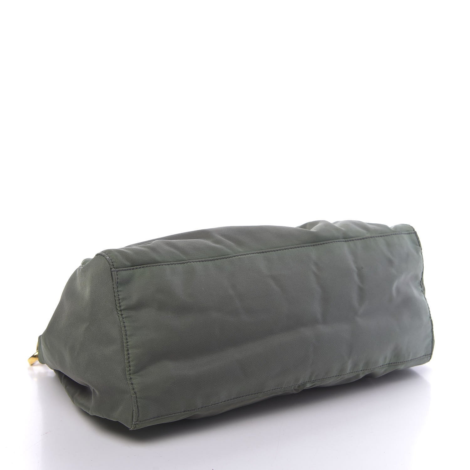 Prada Tessuto Nylon Bow Shoulder Bag Green 5 of 16