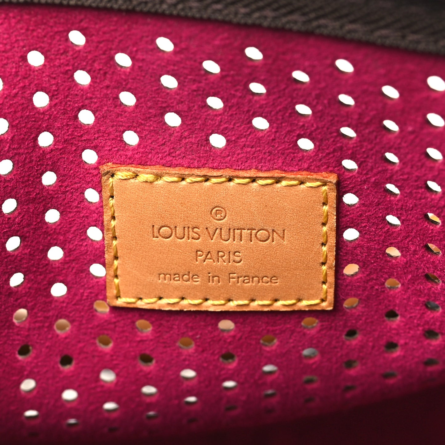 Monogram Perforated Speedy 30 Fuchsia