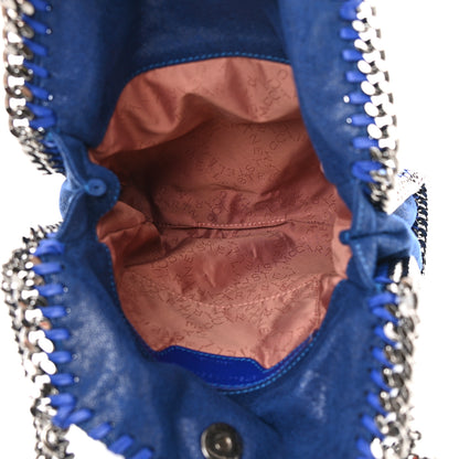 Stella McCartney Shaggy Deer Mini Falabella Fold Over Tote Blue 5 of 10