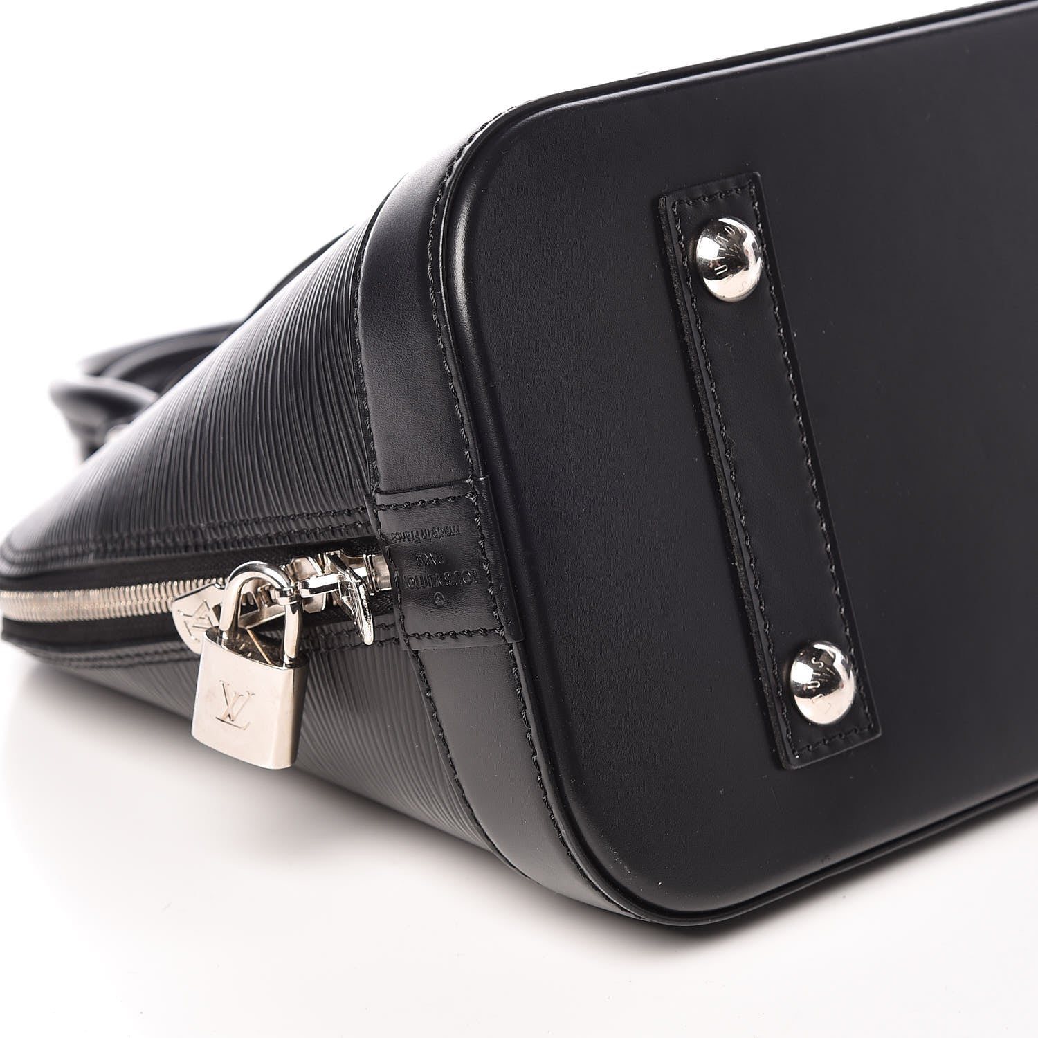 Louis Vuitton Epi Alma PM Black 8 of 9