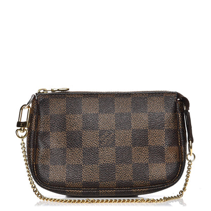 Louis Vuitton Damier Ebene Mini Pochette Accessories 1 of 12