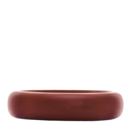 Tiffany Lacquer Hardwood Elsa Peretti Doughnut Bangle Bracelet Brown 3 of 4