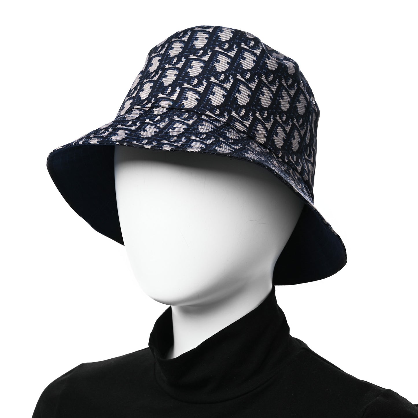 Oblique Reversible Teddy-D Brim Bucket Hat 59 Blue