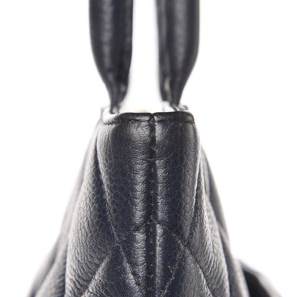 Chanel Caviar Quilted Medallion Tote Navy 18 of 22