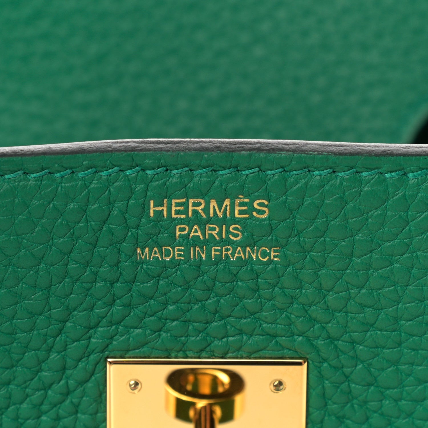 Hermes Togo Birkin 35 Vert Vertigo 5 of 9