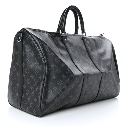 Louis Vuitton Monogram Eclipse Keepall Bandouliere 55 3 of 12