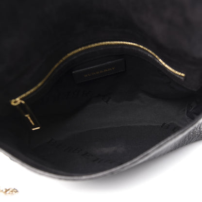 Burberry Signature Grain Medium Mildenhall Crossbody Bag Black 5 of 13