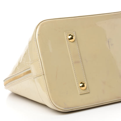 Louis Vuitton Vernis Alma MM Blanc Corail 6 of 27