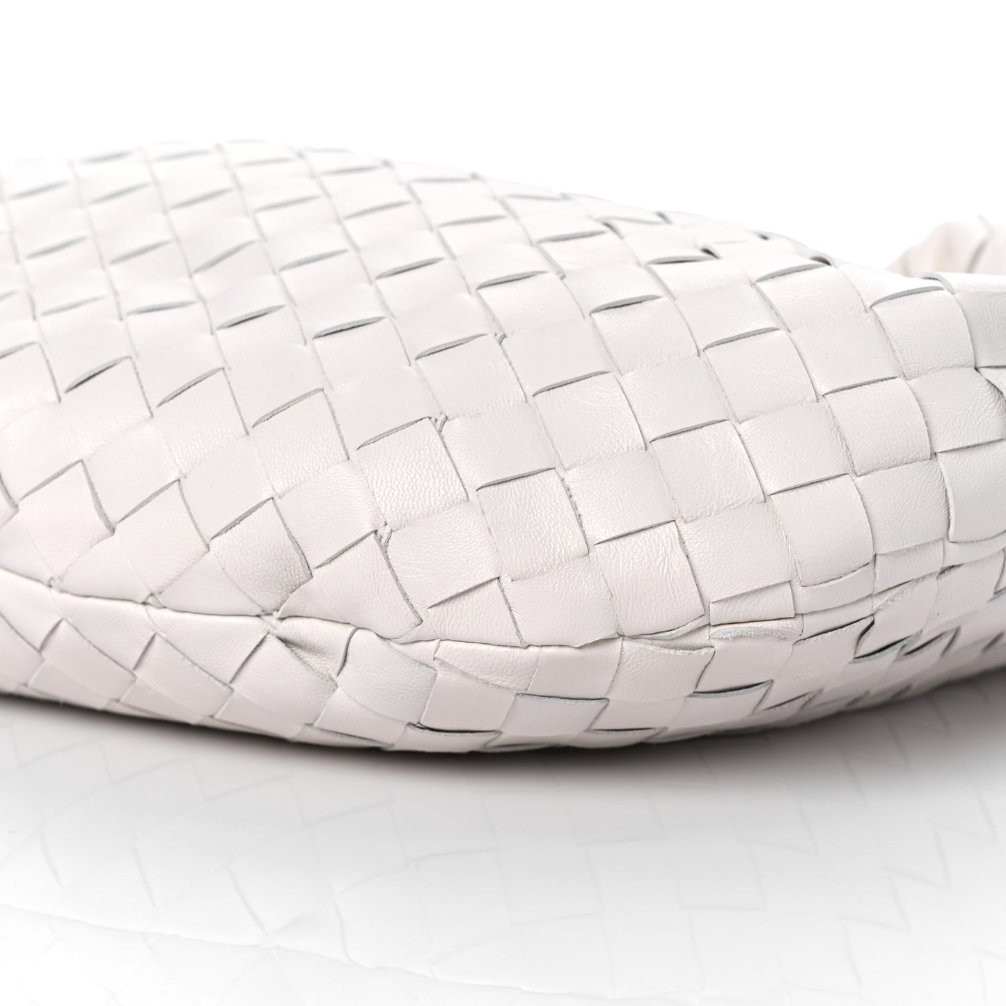 Nappa Intrecciato Teen Jodie Hobo White