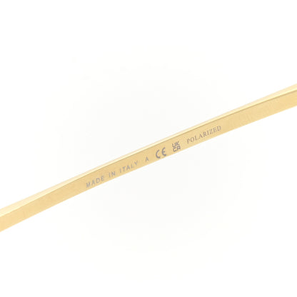 Chanel Aviator CC Sunglasses 4189-T-Q Gold 6 of 8