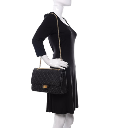 Chanel Aged Calfskin Quilted 2.55 Reissue 227 Flap Black 2 of 11