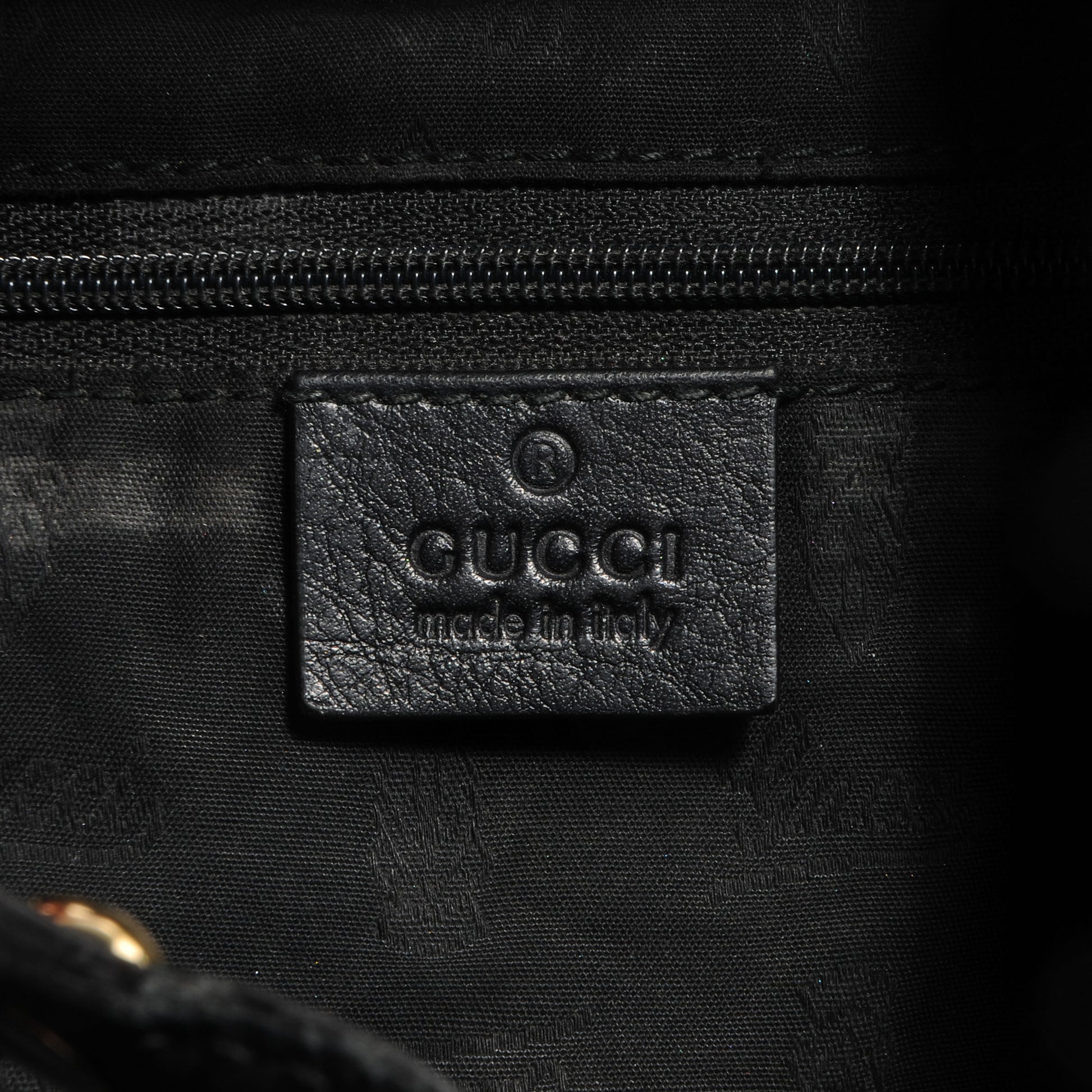 Gucci Guccissima New Ladies Web Large Hobo Black 6 of 7