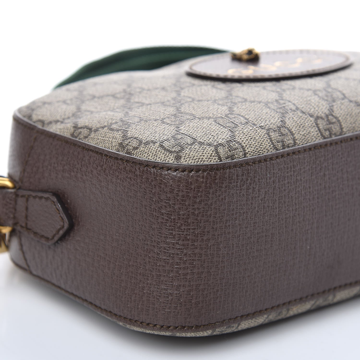 Gucci GG Supreme Monogram Web Neo Vintage Shoulder Bag Beige New Acero Crop 8 of 16