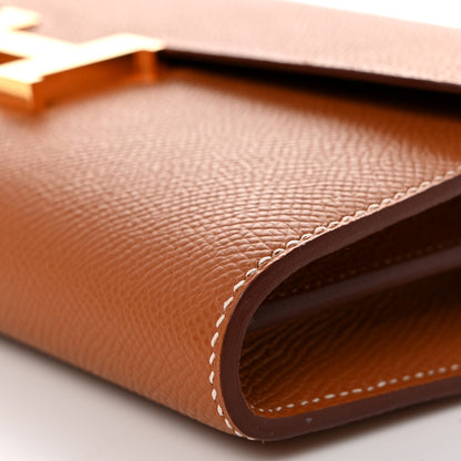 Hermes Epsom Constance Long Wallet To Go Gold 9 of 10