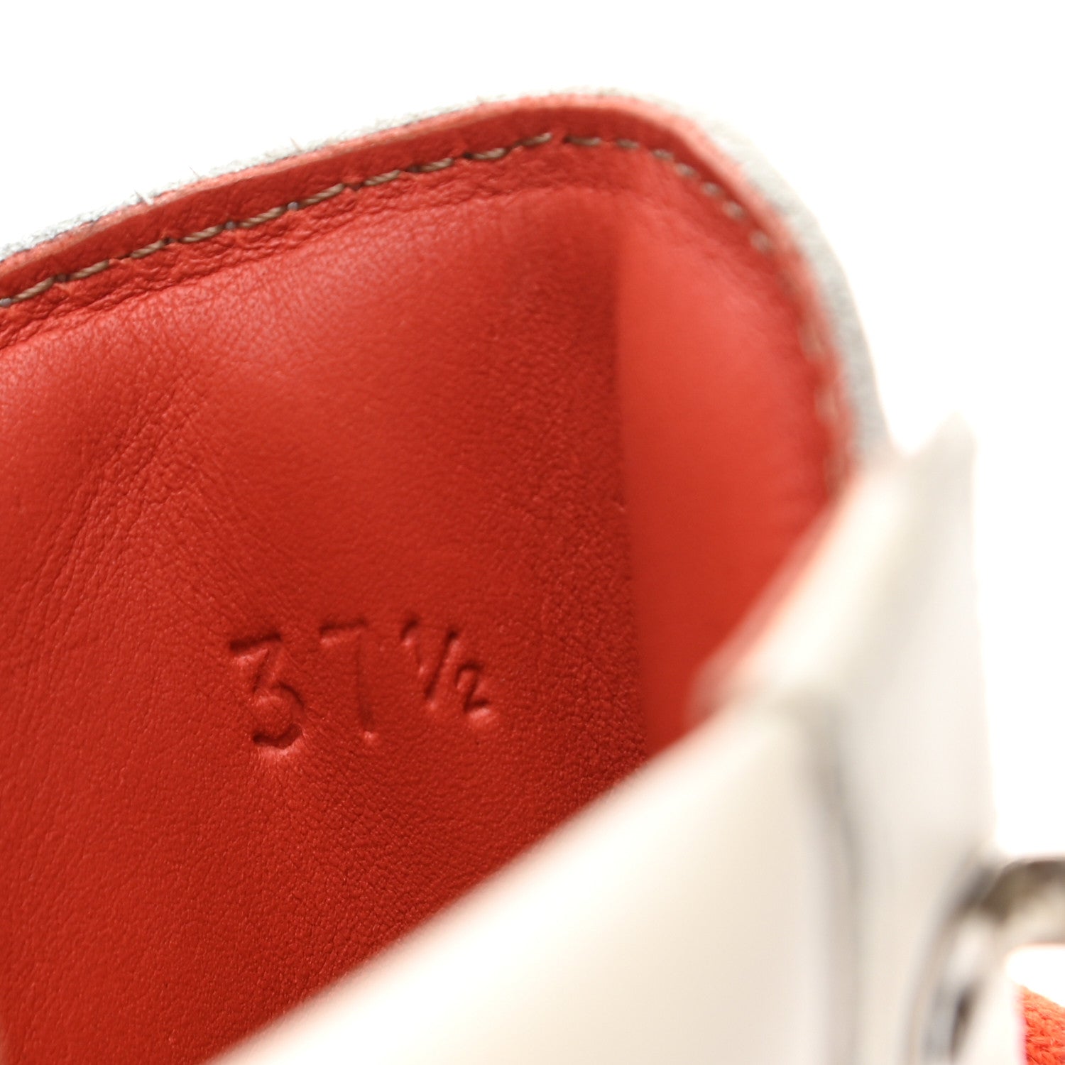 Hermes Calfskin Hiking Ankle Boots 37.5 White 8 of 10