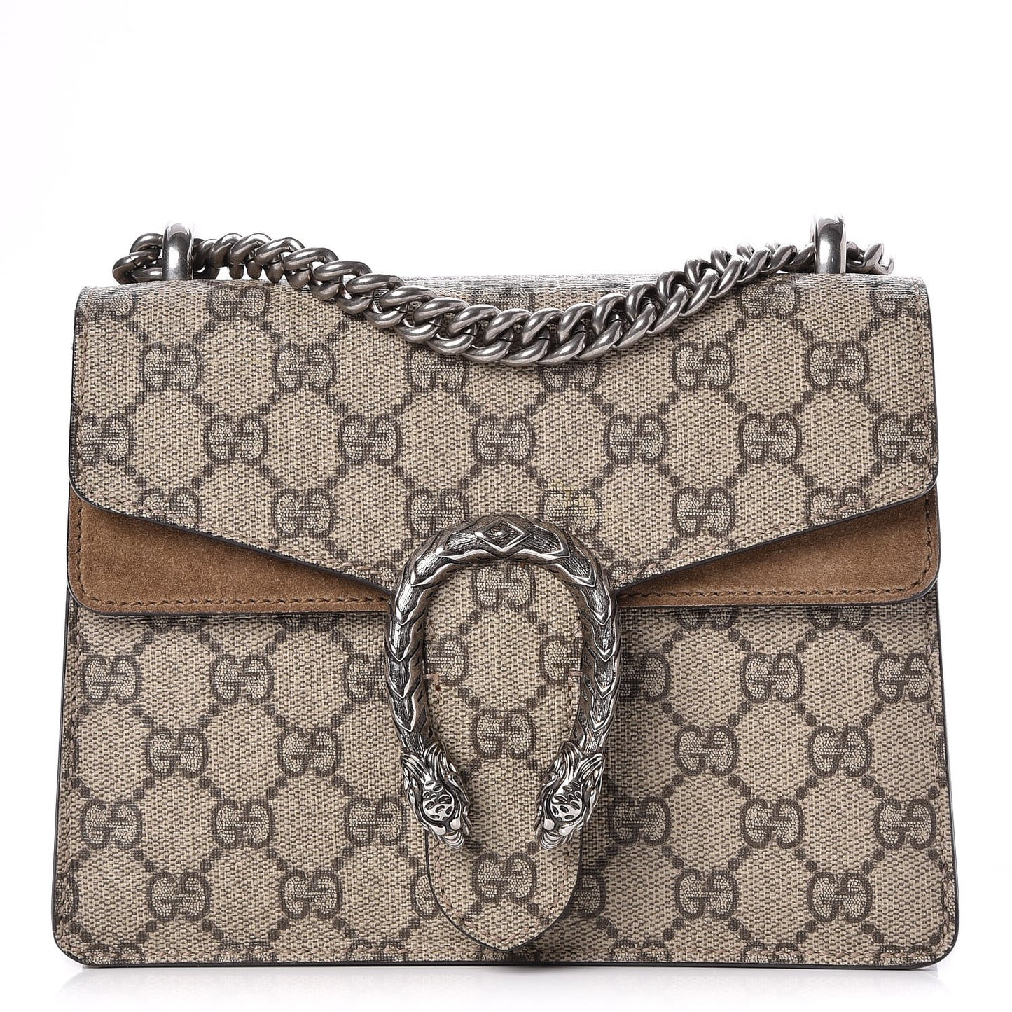 GG Supreme Monogram Mini Dionysus Shoulder Bag Taupe