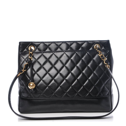 Chanel Lambskin Quilted Shoulder Bag Black 1 of 9