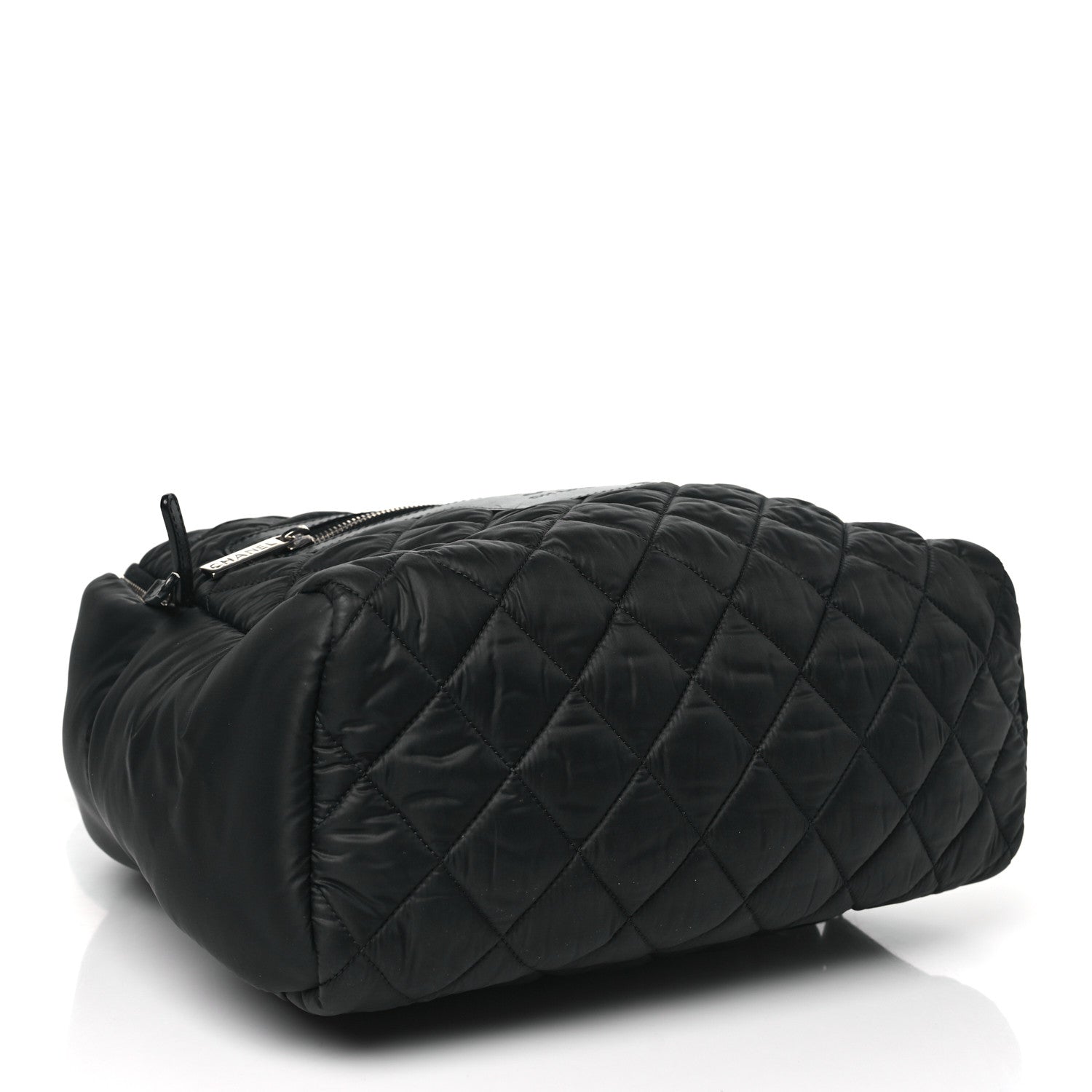 Chanel Nylon Quilted Coco Cocoon Backpack Black 4 of 9