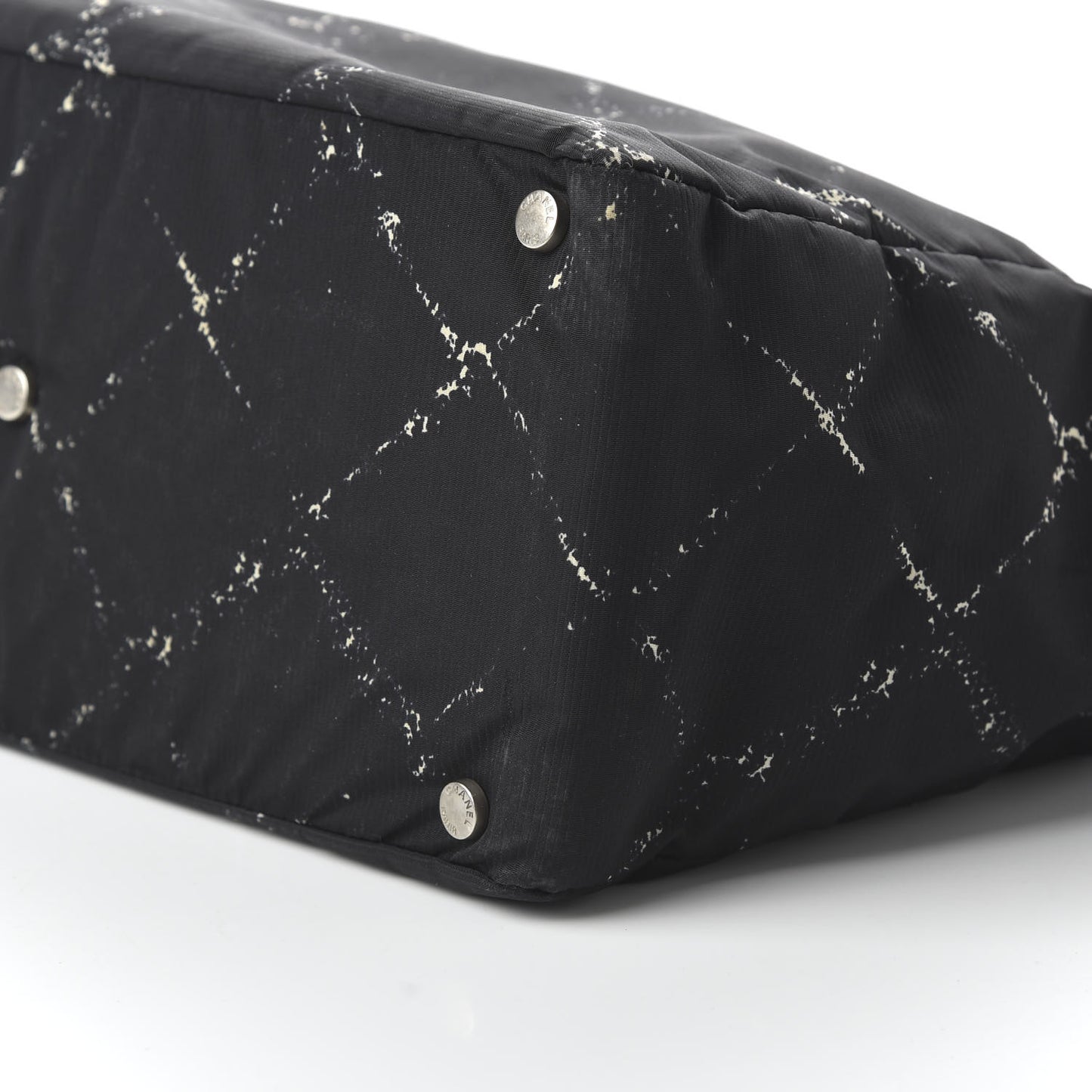 Nylon Travel Duffel Bag Black