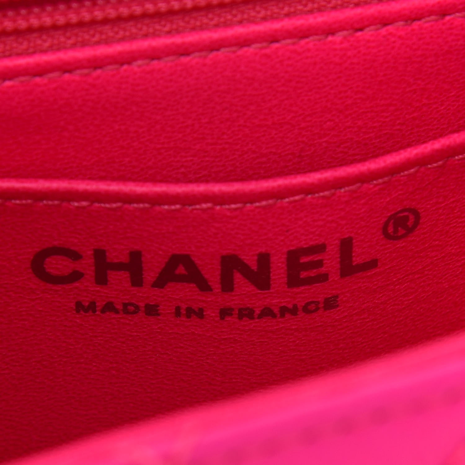 Chanel Goatskin Quilted 2.55 Reissue Mini Flap Fluorescent Pink 6 of 11