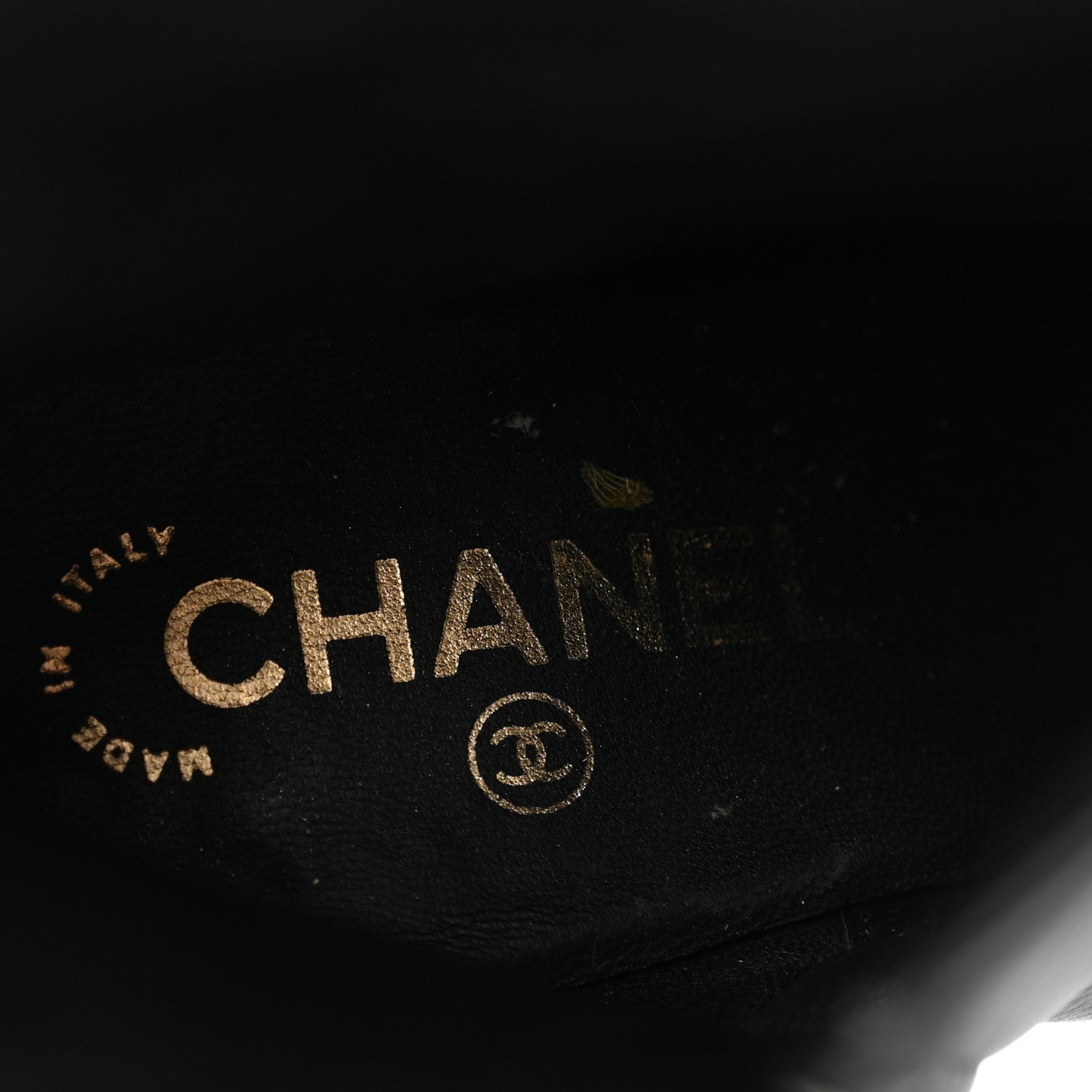 Chanel Calfskin CC Ankle Boots 40 Black 7 of 11
