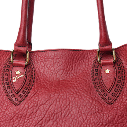Fendi Crinkled Lambskin Large Bag De Jour Tote Red 10 of 10