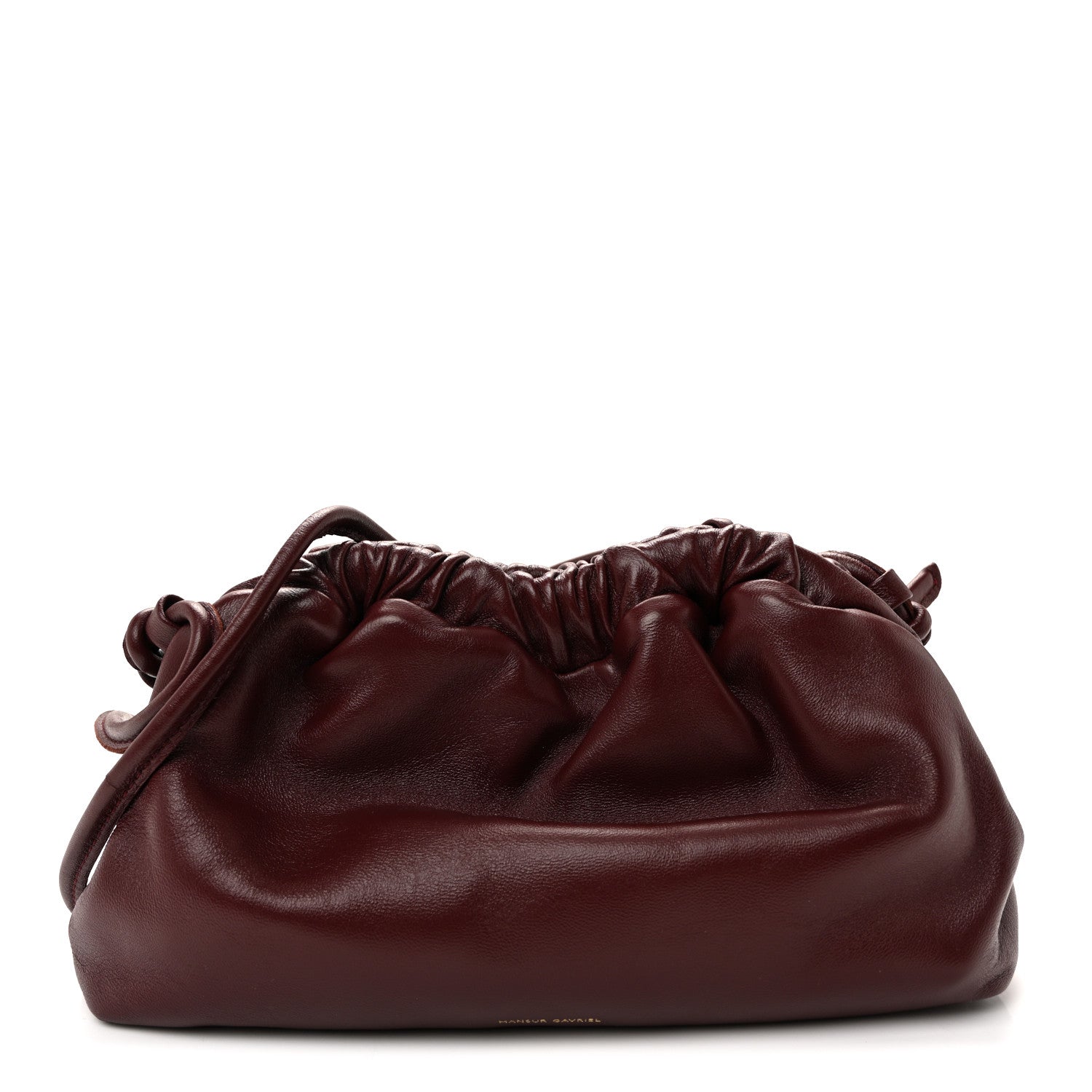 Mansur Gavriel Lambskin Cloud Mini Clutch Pomegranate 1 of 9