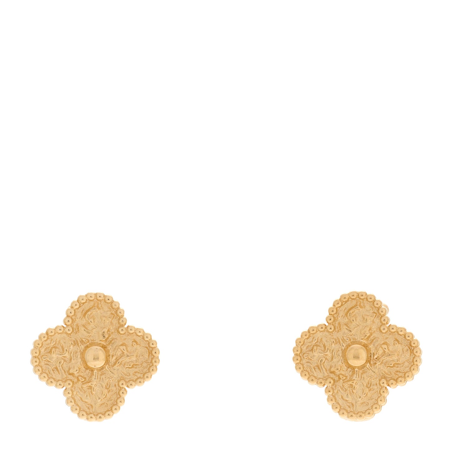 18K Yellow Gold Vintage Alhambra Earrings