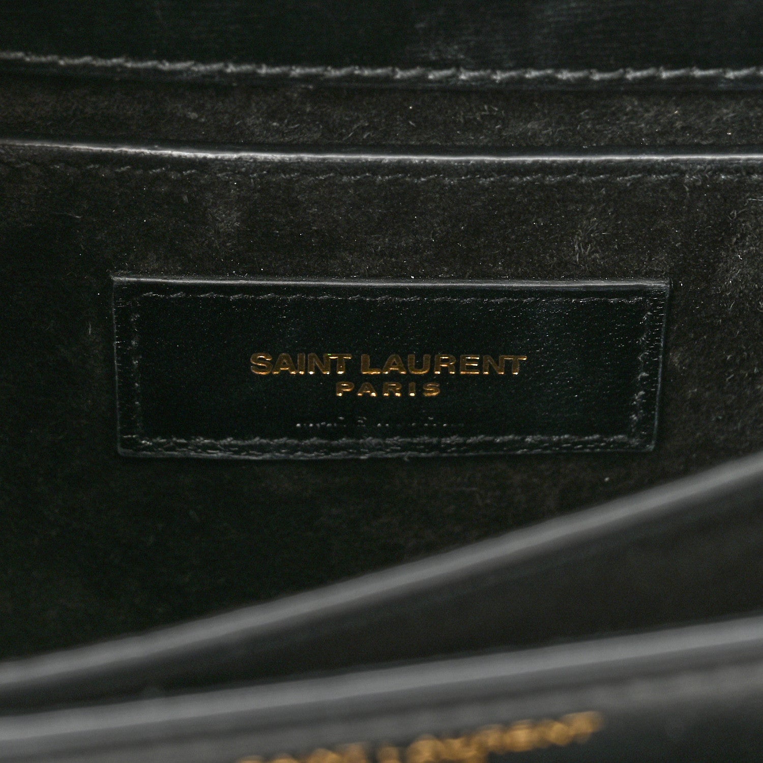 Saint Laurent Calfskin Medium Monogram Sunset Black 7 of 11