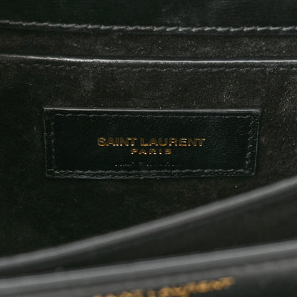 Saint Laurent Calfskin Medium Monogram Sunset Black 7 of 11