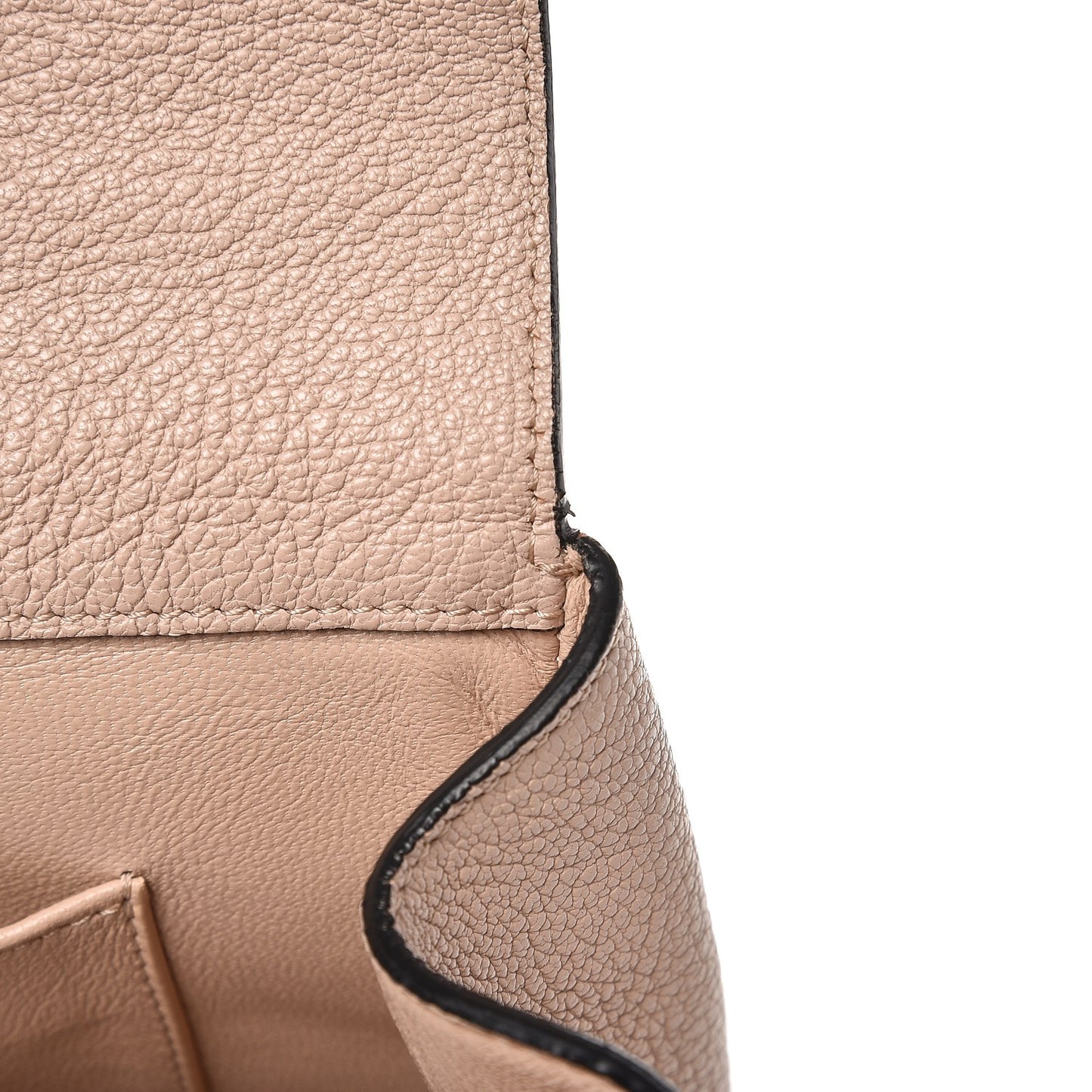Goatskin Medium Elsie Shoulder Bag Biscotti Beige
