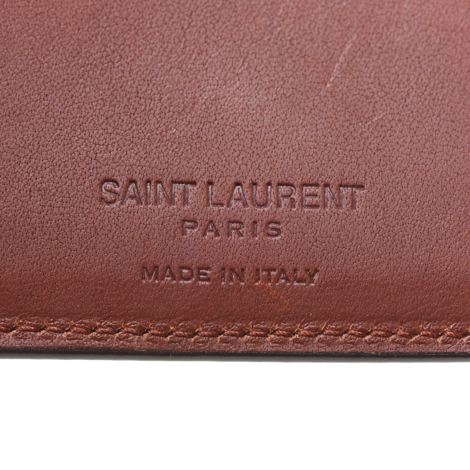 Saint Laurent Classic Toile Monogram Bi-Fold Wallet Brown 6 of 8