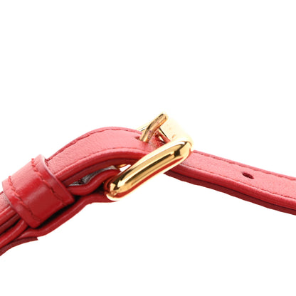 Prada Soft Calfskin Diagramme Camera Bag Rosso 9 of 9