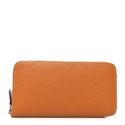 Hermes Epsom Silk'In Wallet Gold 1 of 10