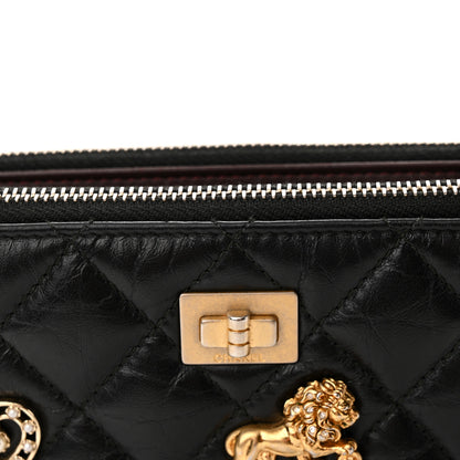 Chanel Aged Calfskin Lucky Charms 2.55 Reissue Small Clutch With Chain Black 14 of 15