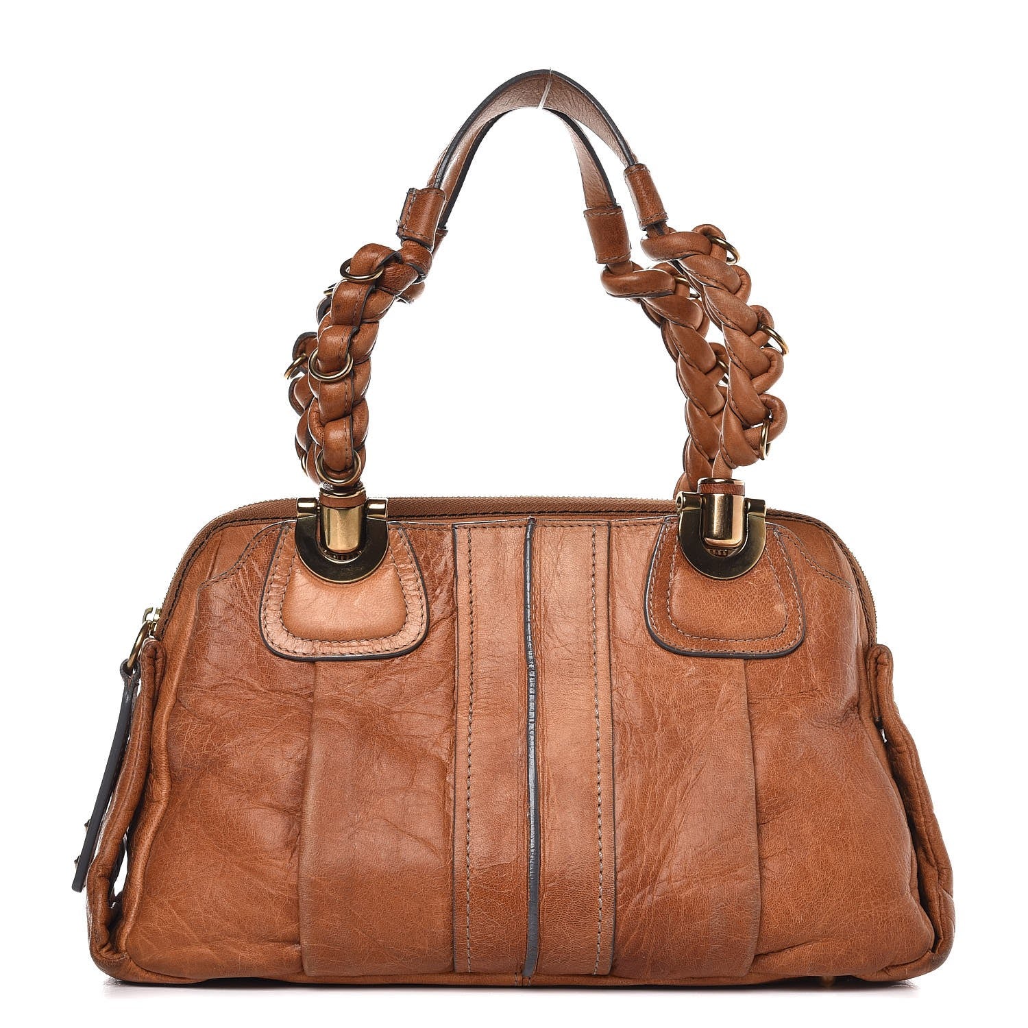 Chloe Lambskin Heloise Satchel Gazelle 1 of 13