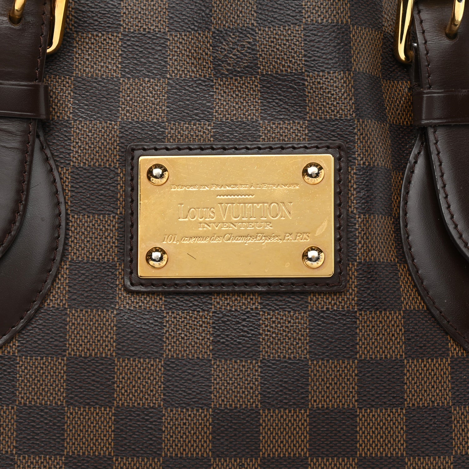 Louis Vuitton Damier Ebene Hampstead MM 7 of 13