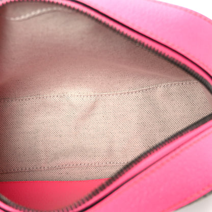 Gucci GG Supreme Monogram Textured Dollar Calfskin Web Ophidia Small Crossbody Bag Beige Ebony Fuchsia 4 of 9