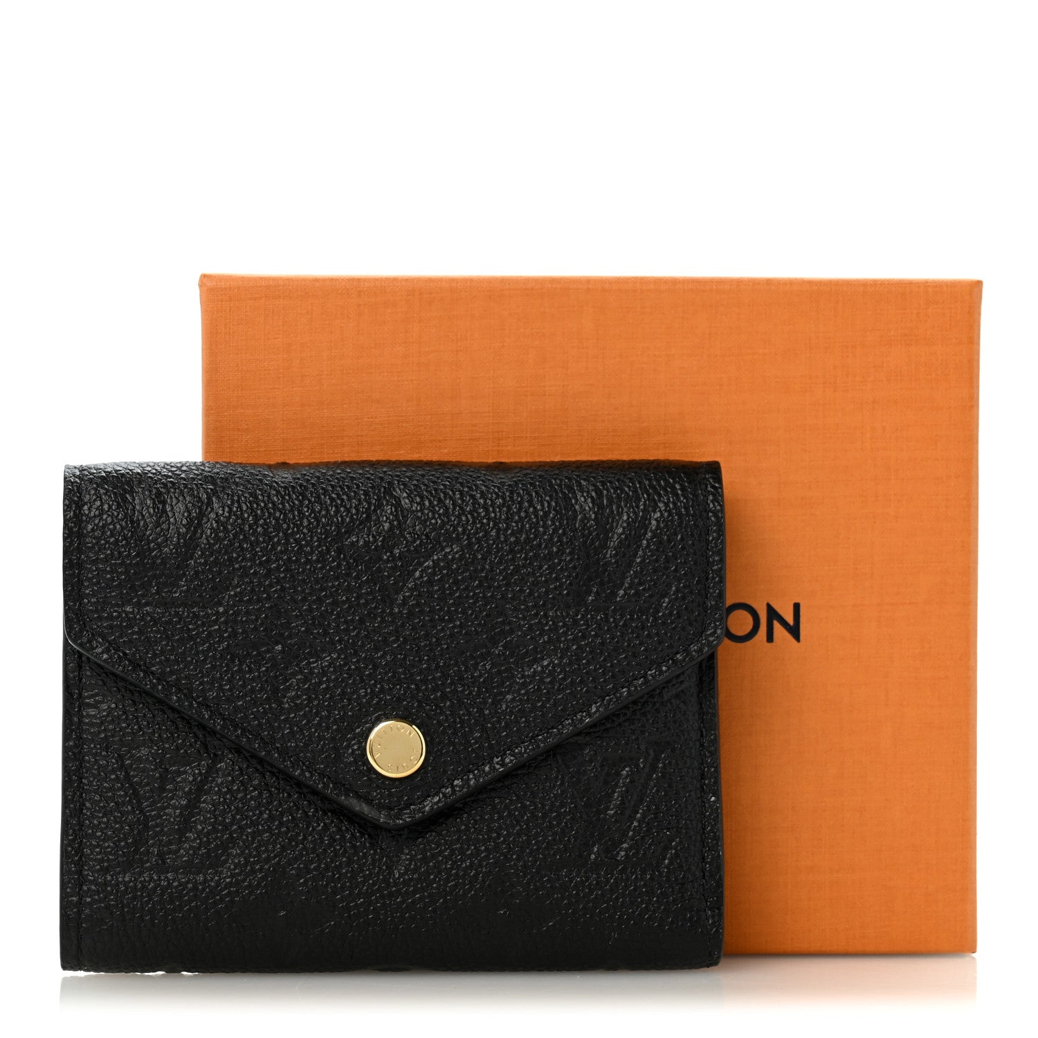 Louis Vuitton Empreinte Victorine Wallet Black 8 of 8