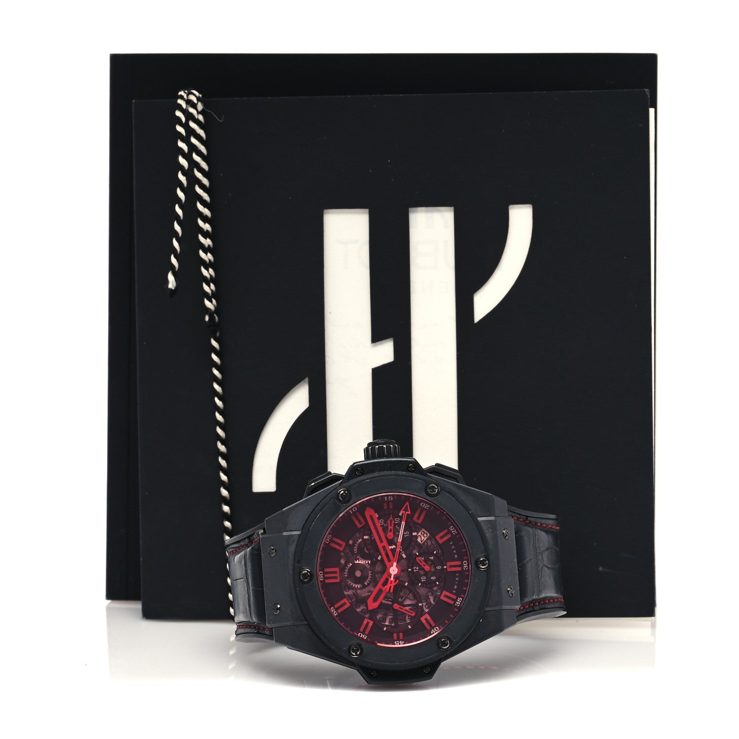 Hublot Ceramic Alligator 48mm Big Bang King Power Limited Edition "Congo" Automatic Watch Red 710.CI.1190.NR.CG011 5 of 5