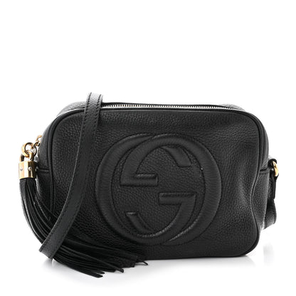 Gucci Pebbled Calfskin Small Soho Disco Bag Black 1 of 15