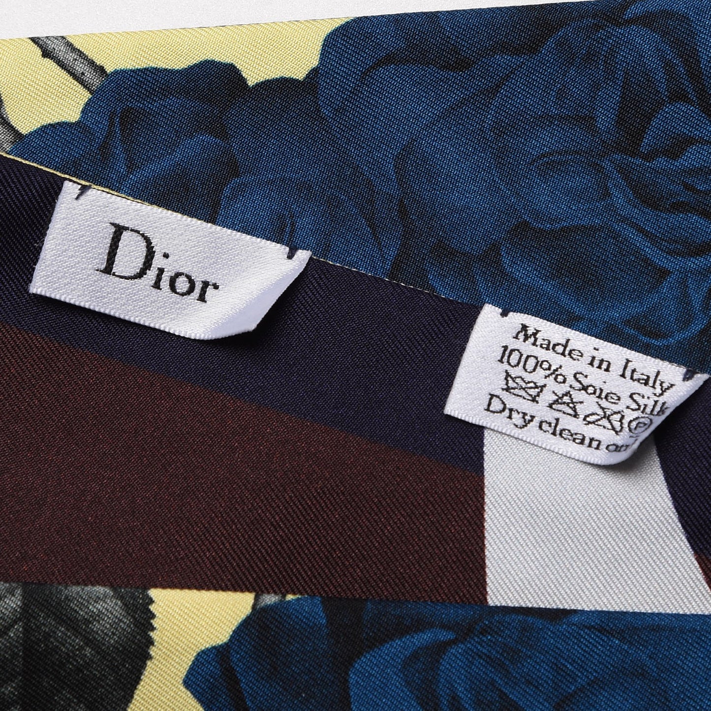 Silk ABCDior R Mitzah Scarf Yellow